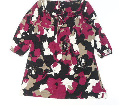 Womens UK Size 14 Marks and Spencer Multicoloured Tunic Blouse