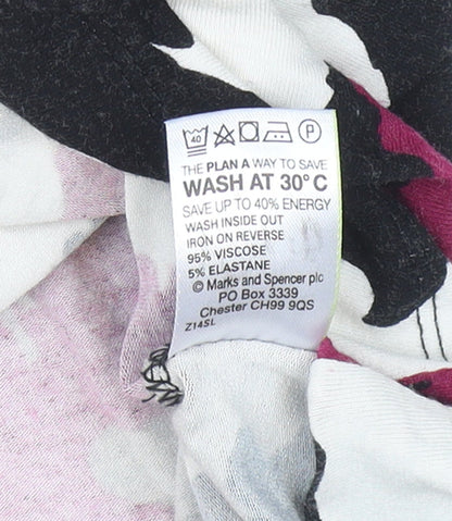 Womens UK Size 14 Marks and Spencer Multicoloured Tunic Blouse