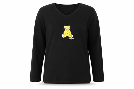 Womens UK Size 16 George Black Basic T-Shirt
