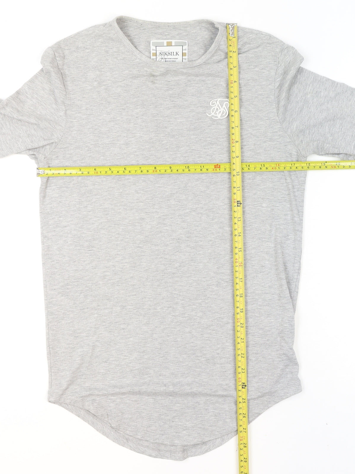 Womens UK Size XS SikSilk Grey Jersey T-Shirt