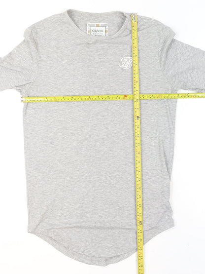 Womens UK Size XS SikSilk Grey Jersey T-Shirt