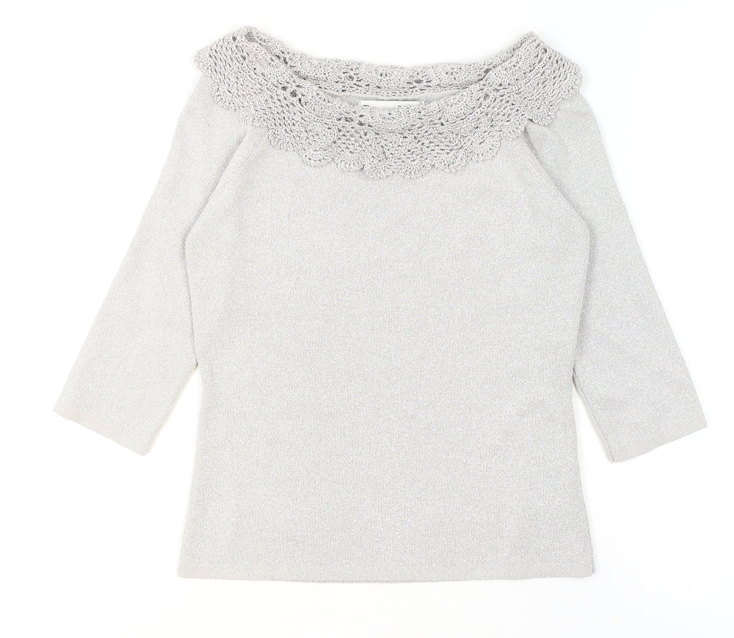 Womens UK Size S Joseph A. Silver Camisole Blouse