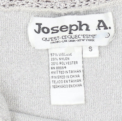 Womens UK Size S Joseph A. Silver Camisole Blouse