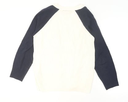 Marks and Spencer Women’s Ivory Knit Raglan Sleeve Open Cardigan M