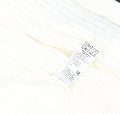 Marks and Spencer Women’s Ivory Knit Raglan Sleeve Open Cardigan M