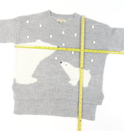 Womens UK Size 10 NEXT Grey Pullover Jumper