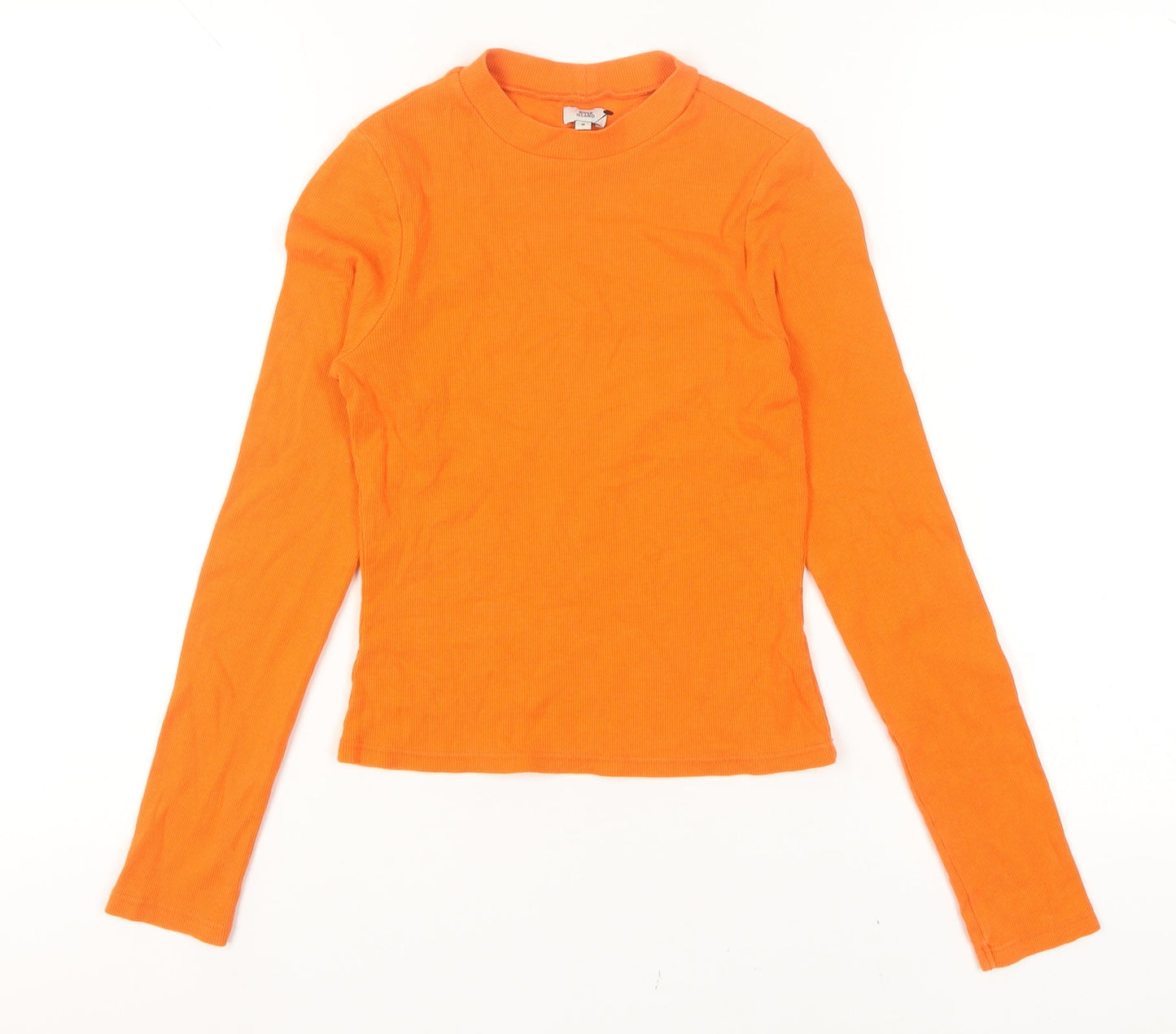 Womens UK Size 8 River Island Orange Basic T-Shirt
