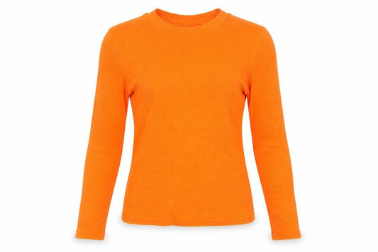 Womens UK Size 8 River Island Orange Basic T-Shirt