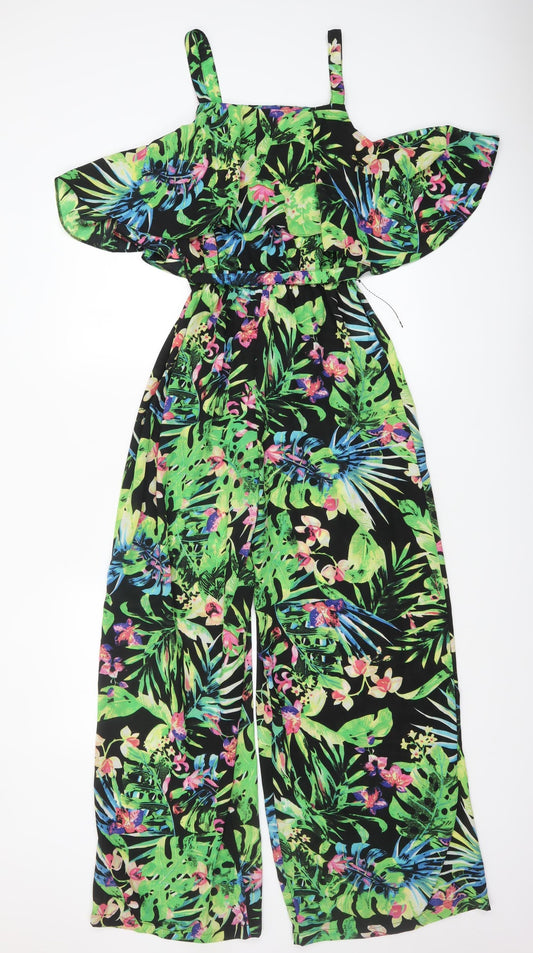 Womens UK Size 10 Primark One-Piece Multicoloured Jumpsuit
