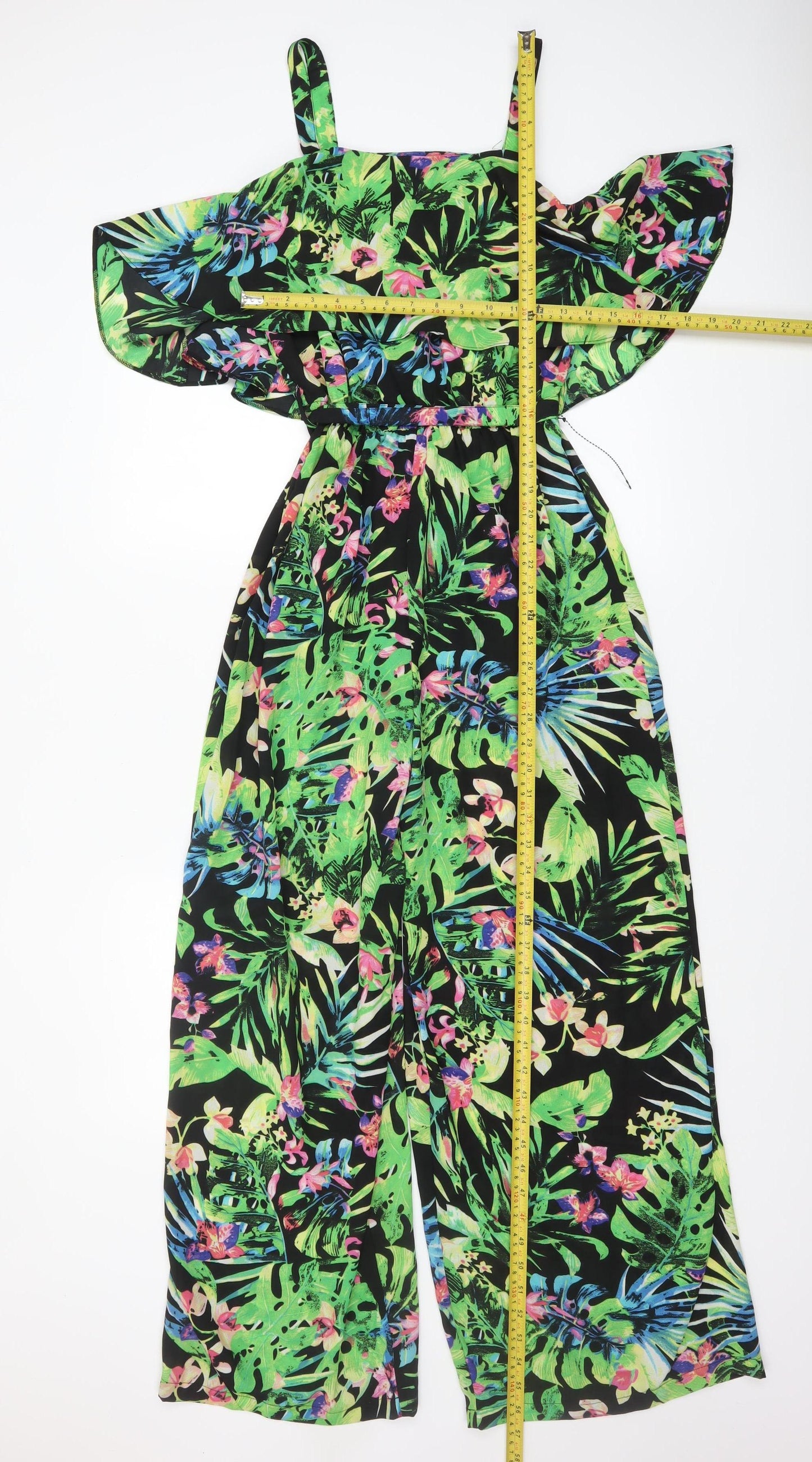 Womens UK Size 10 Primark One-Piece Multicoloured Jumpsuit