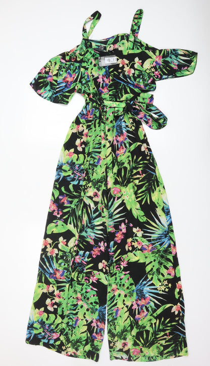 Womens UK Size 10 Primark One-Piece Multicoloured Jumpsuit