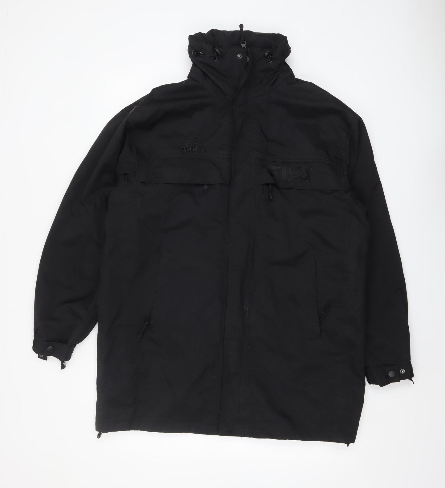 Mens UK Size M adidas Black Parka Coat