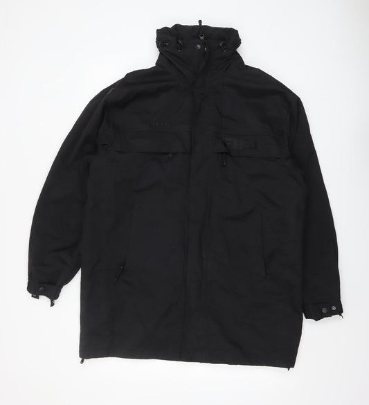 Mens UK Size M adidas Black Parka Coat