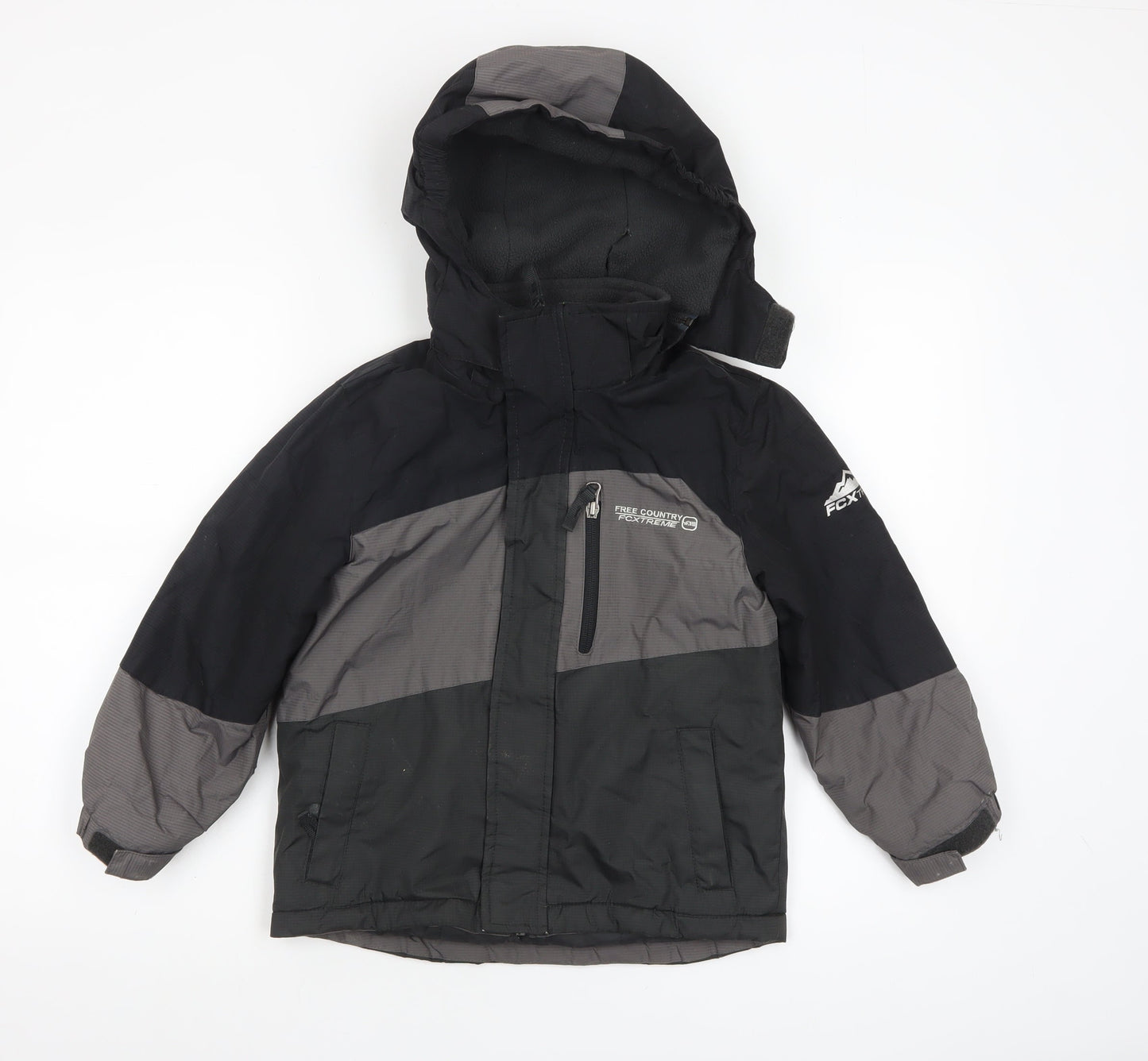 Boys UK Size 5-6 Years Free Country Grey Puffer Jacket
