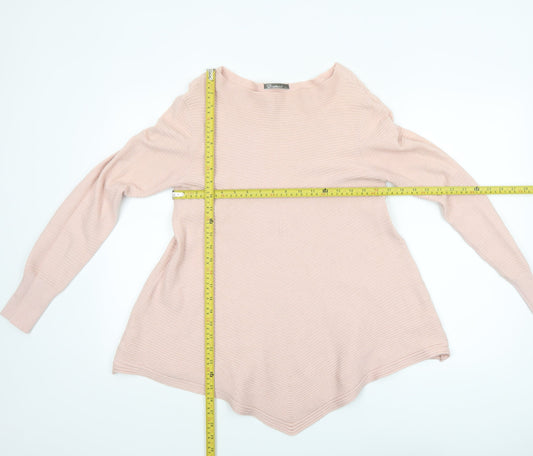 Womens UK Size L Damod Pink Pullover Jumper