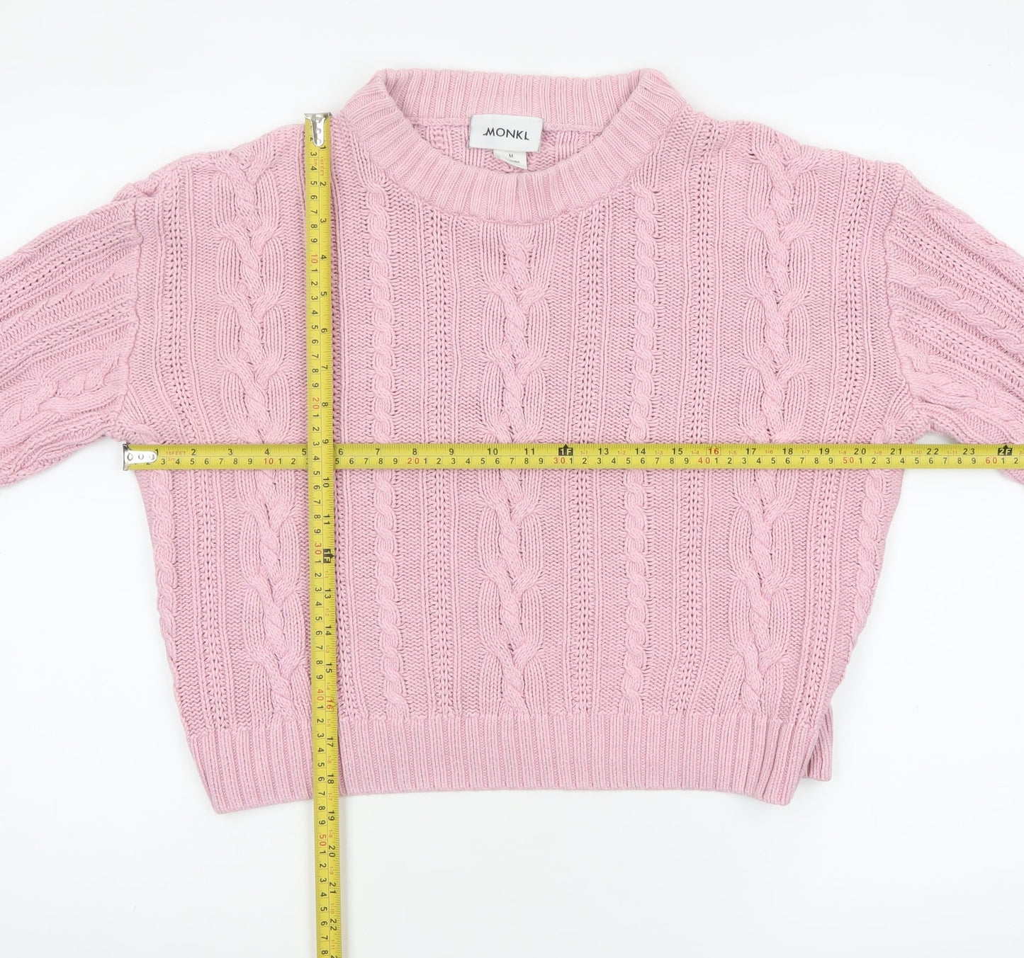 Womens UK Size 12 Monki Pink Pullover Jumper