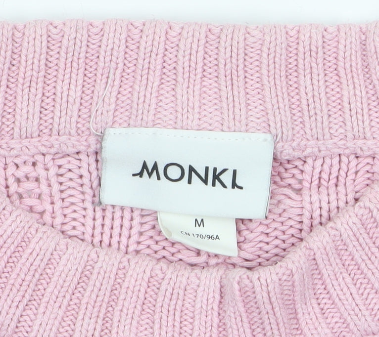 Womens UK Size 12 Monki Pink Pullover Jumper