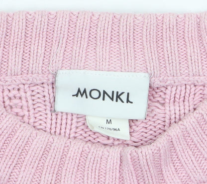 Womens UK Size 12 Monki Pink Pullover Jumper