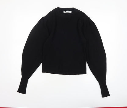 Womens UK Size 12 Zara Black Pullover Jumper