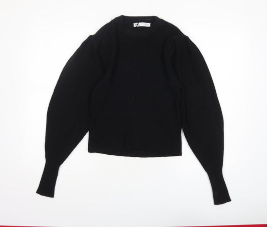 Womens UK Size 12 Zara Black Pullover Jumper