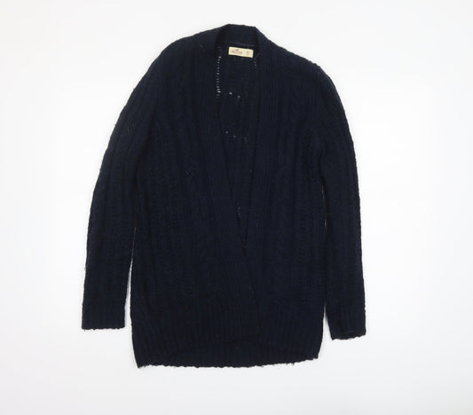 Womens UK Size XS Hollister Black Cardigan Jumper
