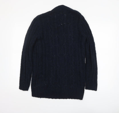 Womens UK Size XS Hollister Black Cardigan Jumper