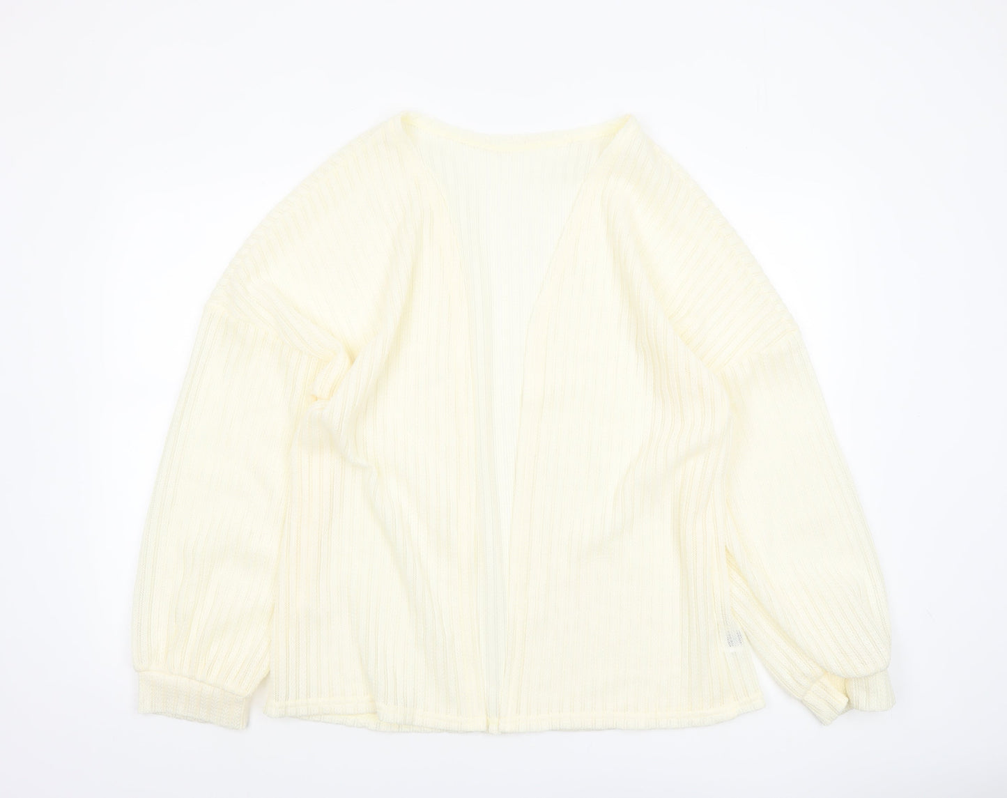 Womens UK Size L SheIn Ivory Cardigan Jumper