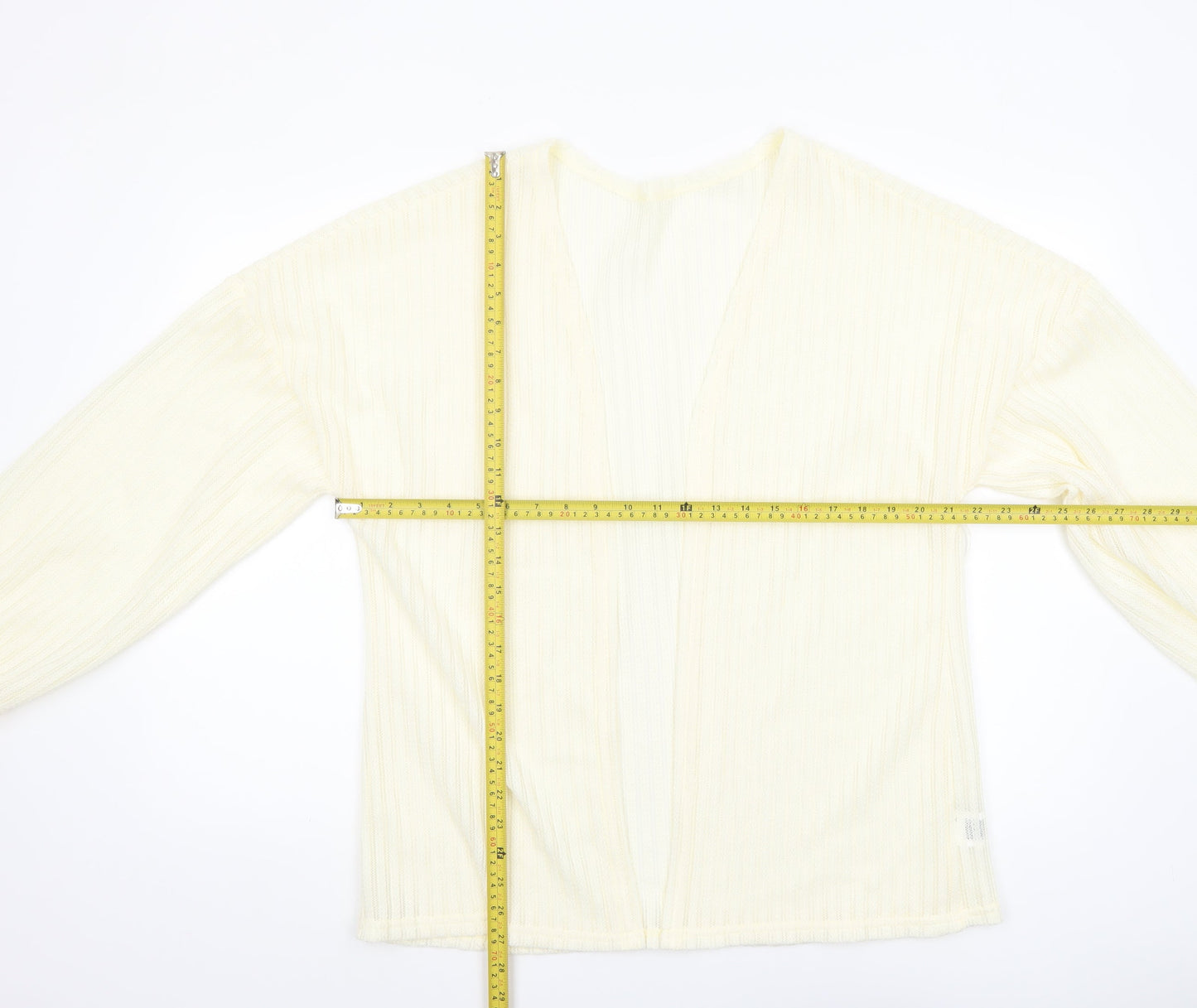 Womens UK Size L SheIn Ivory Cardigan Jumper