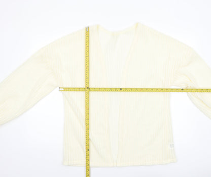 Womens UK Size L SheIn Ivory Cardigan Jumper