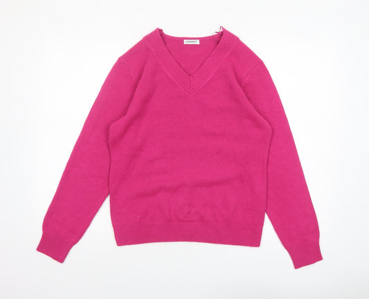 Womens UK Size 10/12 Damart Pink Pullover Jumper