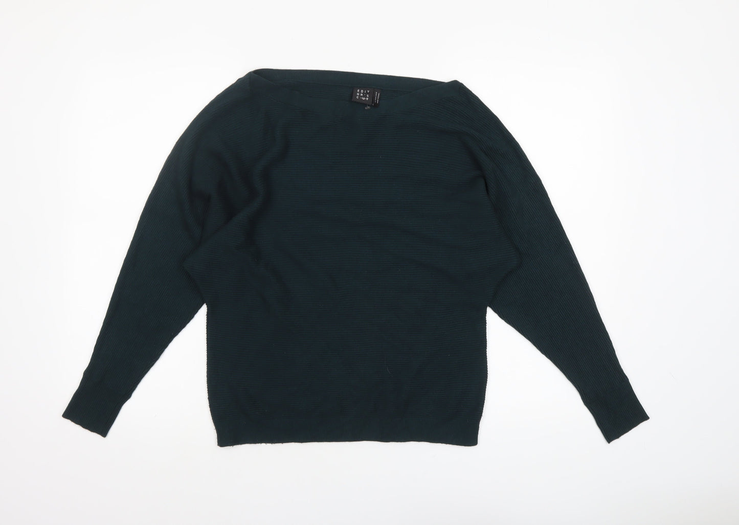 Womens UK Size 10 Editor's Cut Green Pullover Jumper
