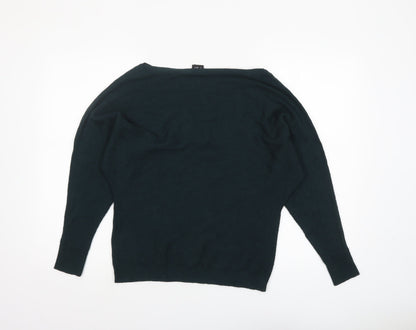 Womens UK Size 10 Editor's Cut Green Pullover Jumper