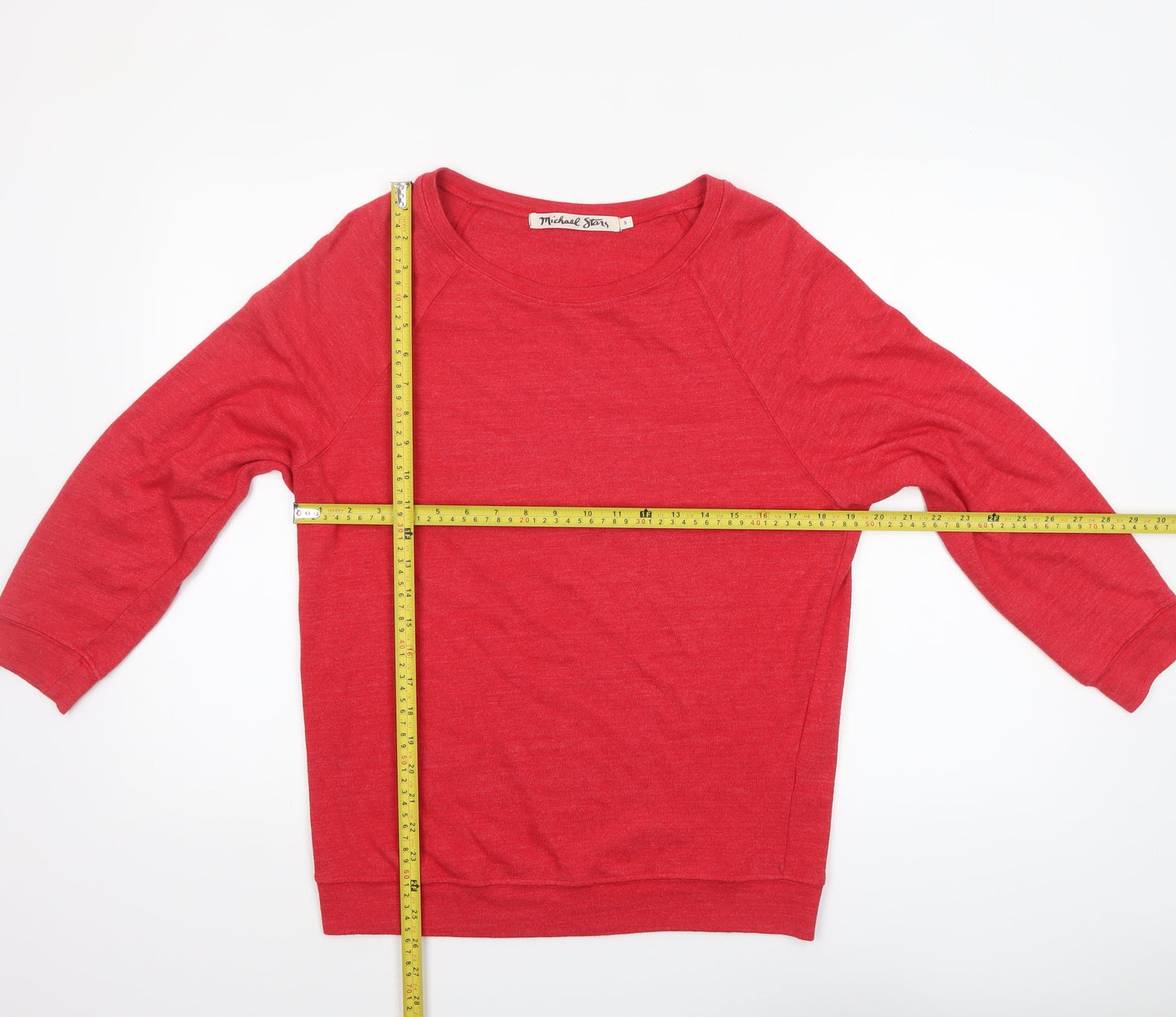 Womens UK Size S Michael Stars Red Pullover Sweatshirt