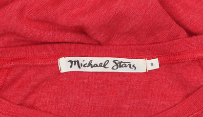 Womens UK Size S Michael Stars Red Pullover Sweatshirt