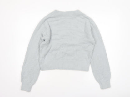 Womens UK Size XS Marks and Spencer Grey Pullover Jumper