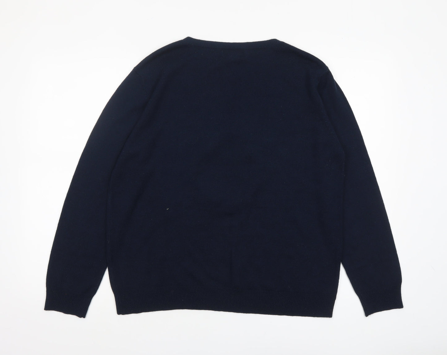 Womens UK Size L Atmosphere Navy Pullover Jumper