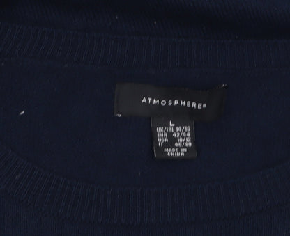 Womens UK Size L Atmosphere Navy Pullover Jumper