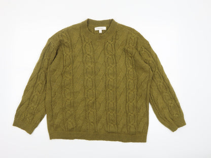 Womens UK Size S Marks and Spencer Green Pullover Jumper