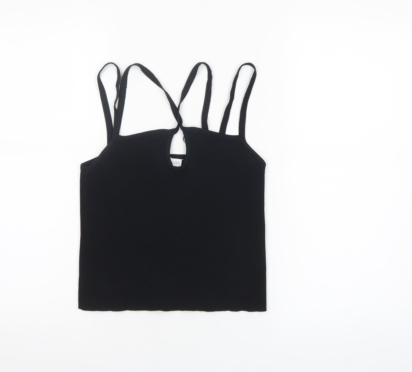 Womens UK Size 12 Zara Black Camisole Tank