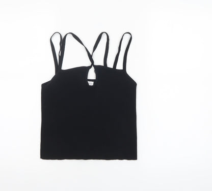 Womens UK Size 12 Zara Black Camisole Tank