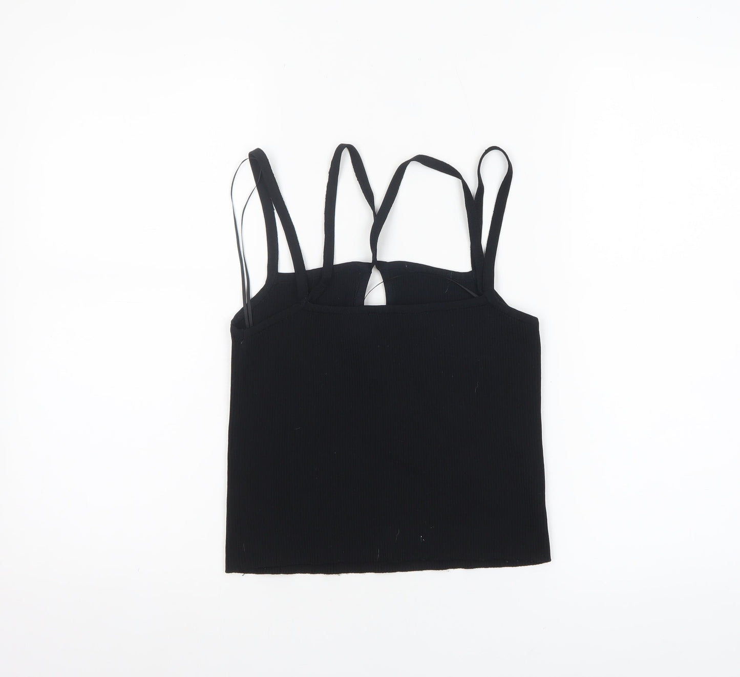Womens UK Size 12 Zara Black Camisole Tank