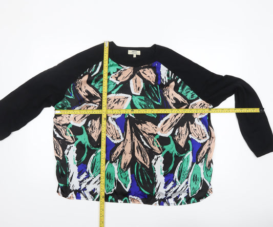 Womens UK Size 20 Papaya Multicoloured Pullover Jumper