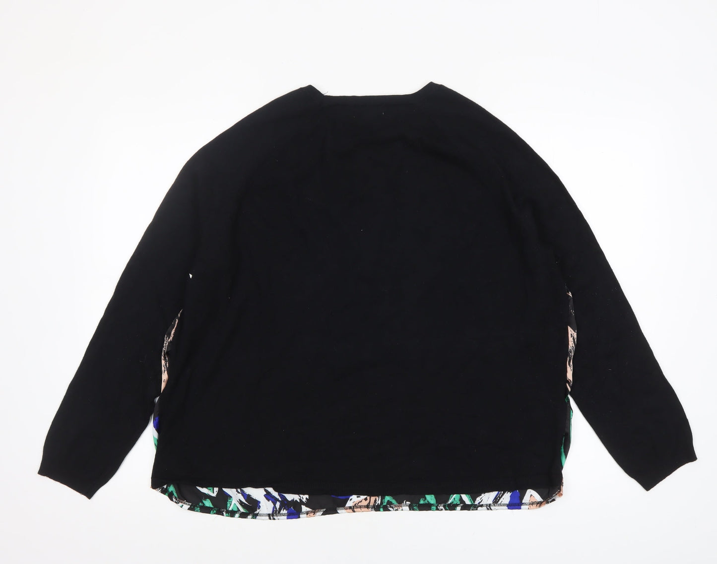 Womens UK Size 20 Papaya Multicoloured Pullover Jumper