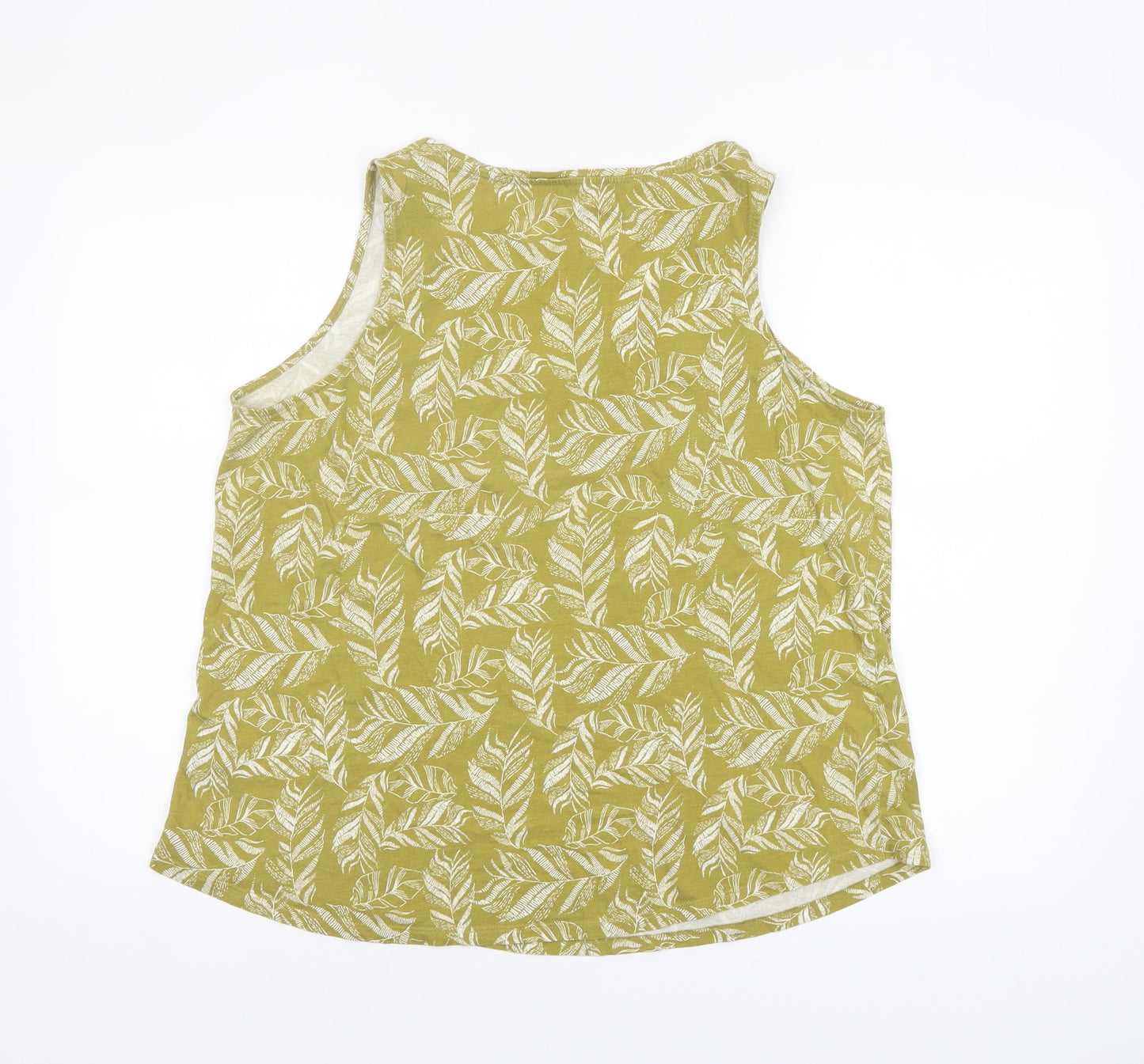 Womens UK Size 2XL Encuentro Green Camisole Tank