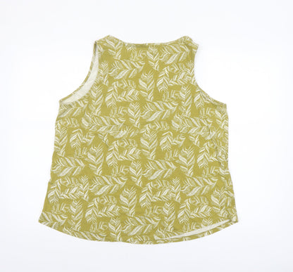 Womens UK Size 2XL Encuentro Green Camisole Tank