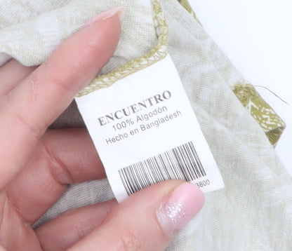 Womens UK Size 2XL Encuentro Green Camisole Tank