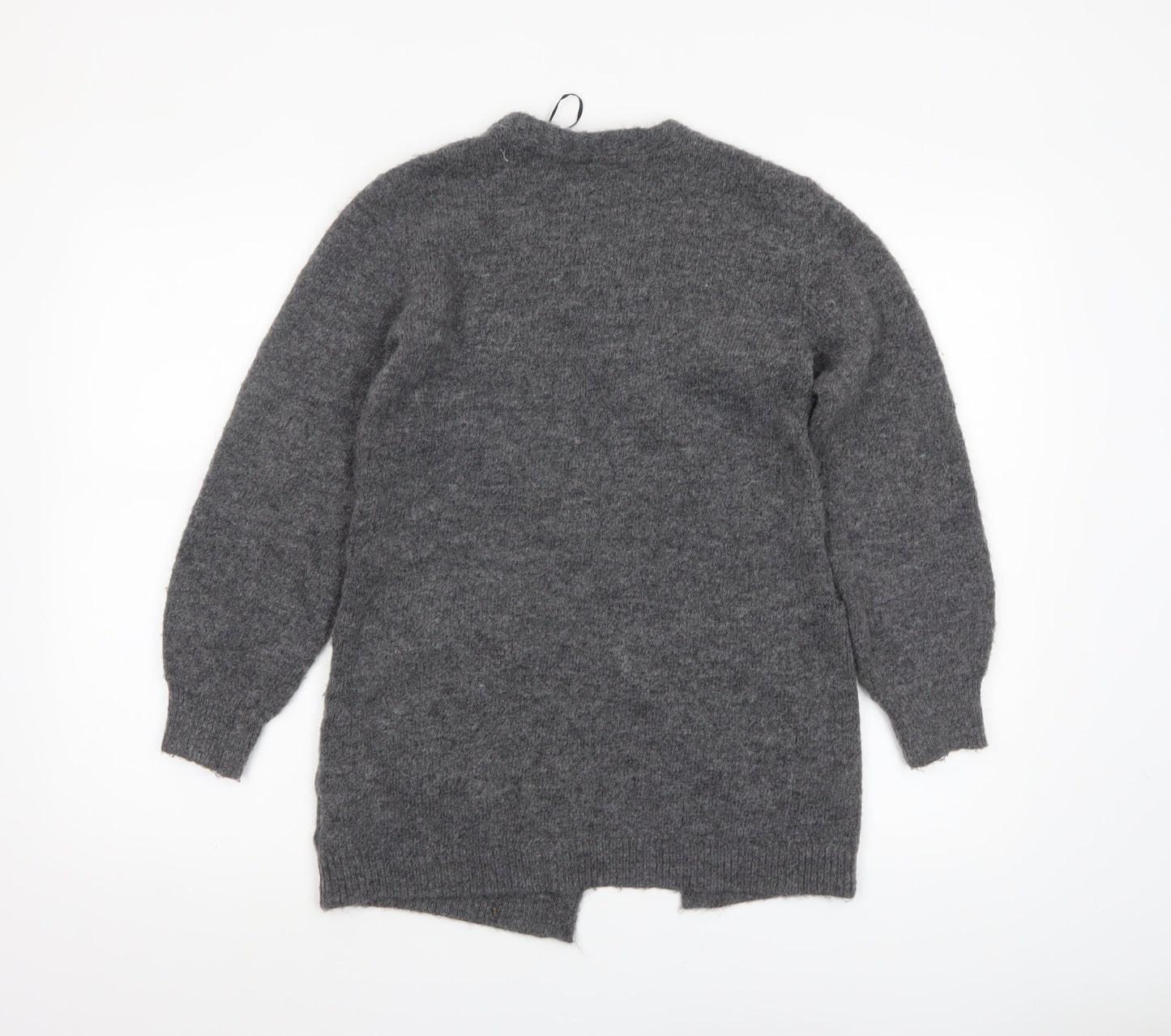 Girls UK Size 9-10 Years H&M Grey Cardigan Jumper