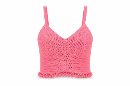 Womens UK Size 8 River Island Pink Camisole Tank
