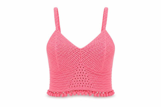 Womens UK Size 8 River Island Pink Camisole Tank