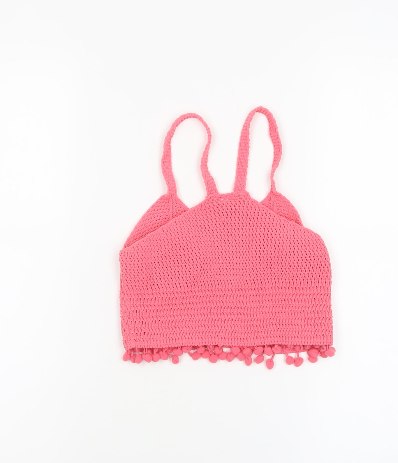 Womens UK Size 8 River Island Pink Camisole Tank